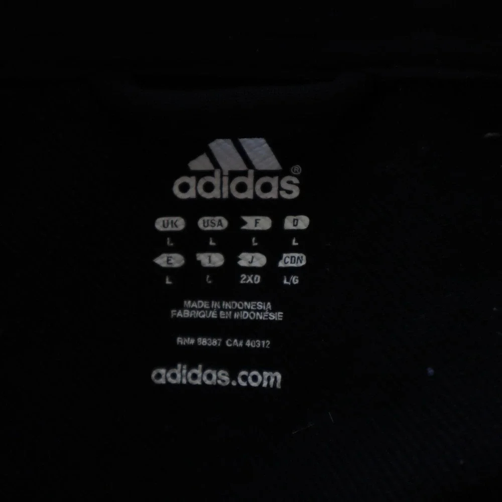 Adidas 1/4 Zip Pullover Mens Large‎ Activewear Mock Neck Black Long Sleeve